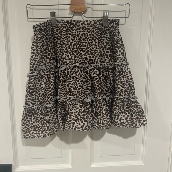Cheetah Preppy Skirt - Picture 1 of 1